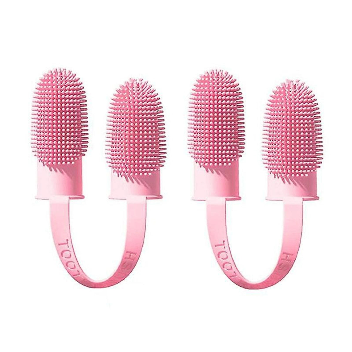 Finger Toothbrush Dual-Finger 800+ Soft Bristles