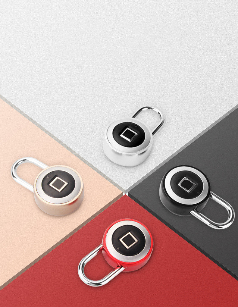 Fingerprint Padlock IP68 Waterproof Anti-Shear Zinc Alloy