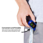 Fingertip Pulse Oximeter Clip-On HD LED Portable