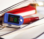 Fingertip Pulse Oximeter Clip-On HD LED Portable