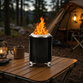 Fire Bowl Portable Elevated Stand Heat-Resistant Metal