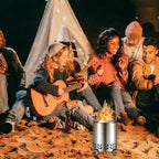 Fire Bowl Portable Elevated Stand Heat-Resistant Metal