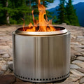 Fire Pit Stainless Steel Smokeless Double-Wall Airflow
