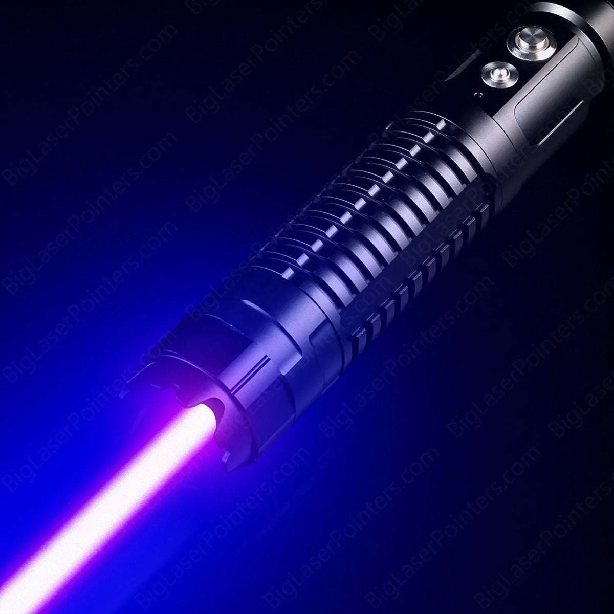Fire Starter Directed Blue Beam Compact Ribbed Aluminum