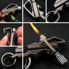 Fire Starter Keychain Refillable Windproof Waterproof