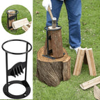 Firewood Splitter One-Piece Cast Iron Reinforced Wide Base