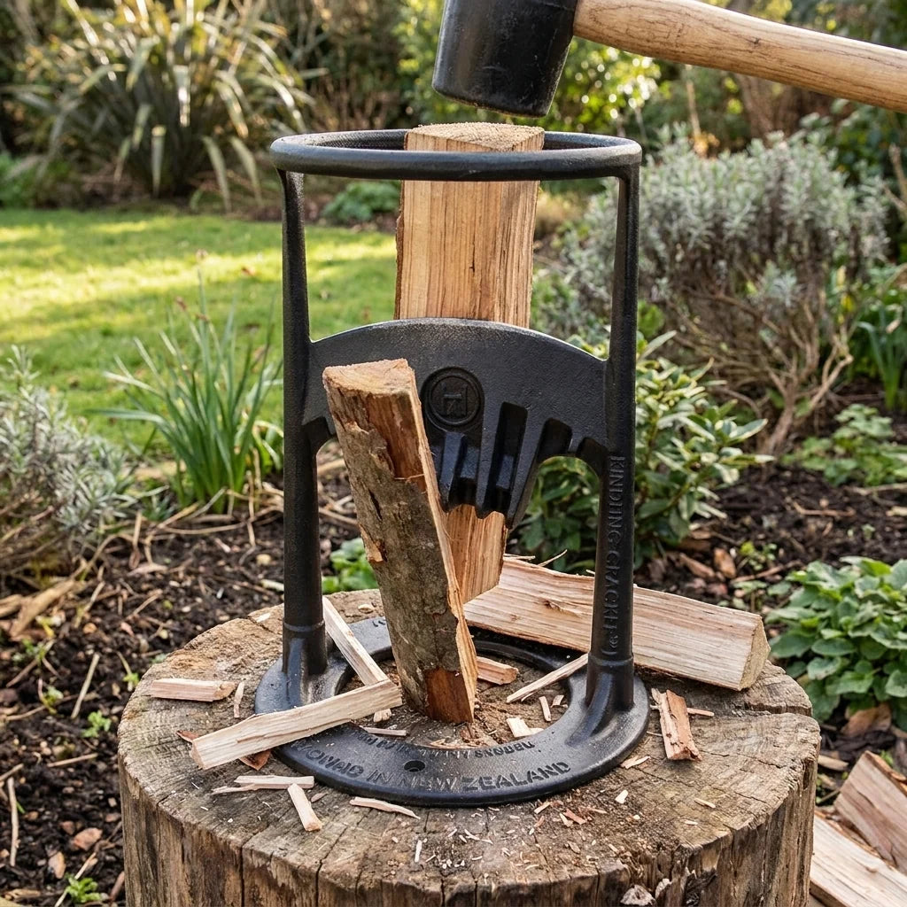 Firewood Splitter Steel Fixed Edge Stable Base