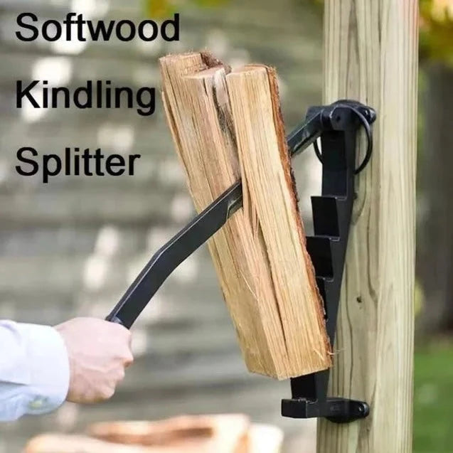 Firewood Splitter Wall Mount High Carbon Steel