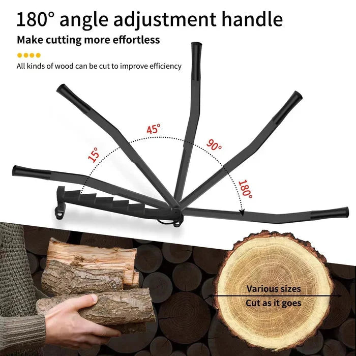 Firewood Splitter Wall Mount High Carbon Steel