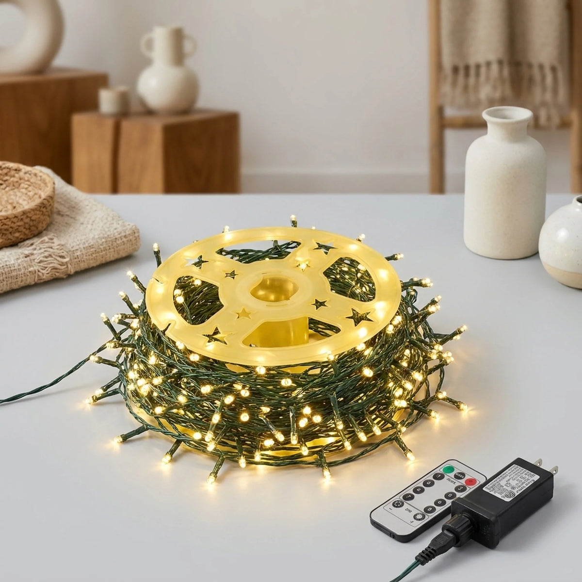 Firework String Lights Remote Control Flexible Copper Wire IP65