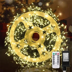 Firework String Lights Remote Control Flexible Copper Wire IP65