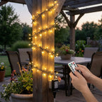 Firework String Lights Remote Control Flexible Copper Wire IP65