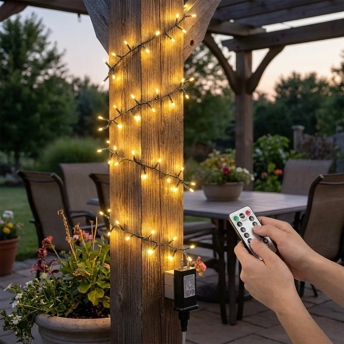 Firework String Lights Remote Control Flexible Copper Wire IP65
