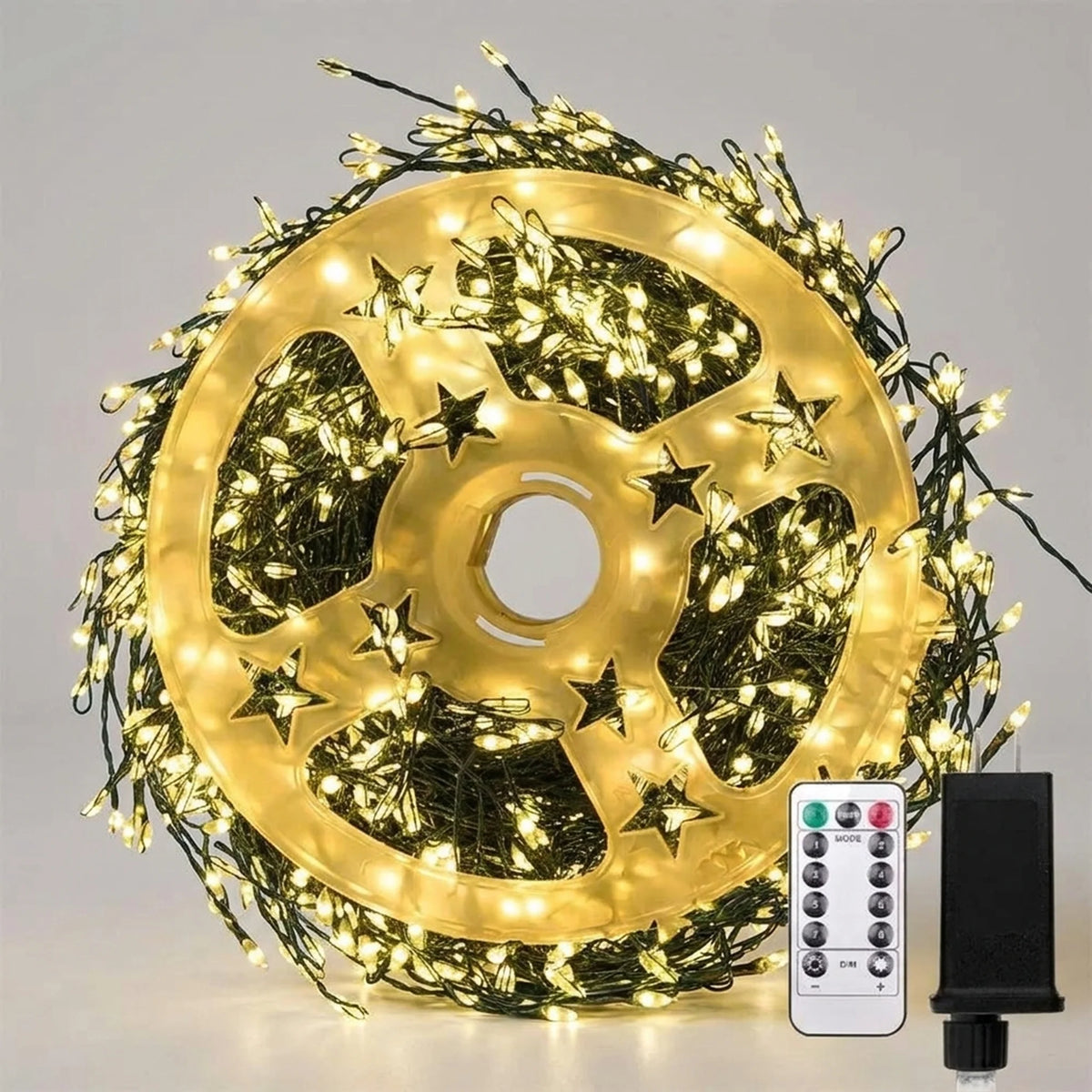 Firework String Lights Remote Control Flexible Copper Wire IP65