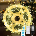 Firework String Lights Remote Control Flexible Copper Wire IP65