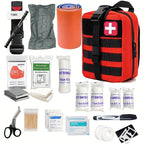 First Aid Kit Complete Tourniquet Compact Zippered Case
