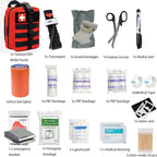 First Aid Kit Complete Tourniquet Compact Zippered Case