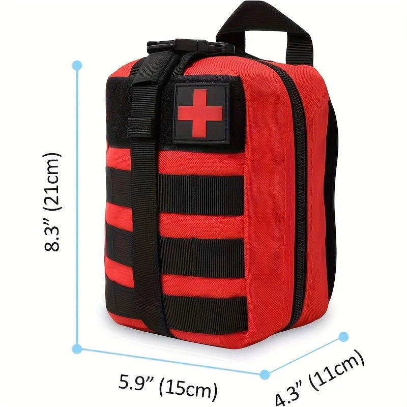 First Aid Kit Complete Tourniquet Compact Zippered Case