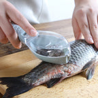 Fish Scale Scraper Protective Cover & Fish-Shaped Handle