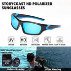 Fishing Sunglasses Polarized & UV400 Protection Saltwater-Resistant Frame