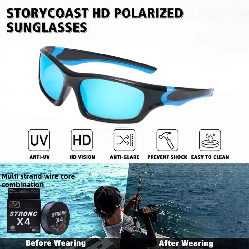 Fishing Sunglasses Polarized & UV400 Protection Saltwater-Resistant Frame