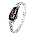 Fitness Band Heart Rate Monitor & Touchscreen Interchangeable Chains