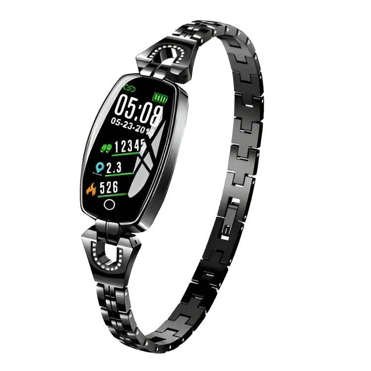 Fitness Band Heart Rate Monitor & Touchscreen Interchangeable Chains