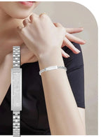 Fitness Tracker Bracelet Chain-Style Heart Rate & SpO2