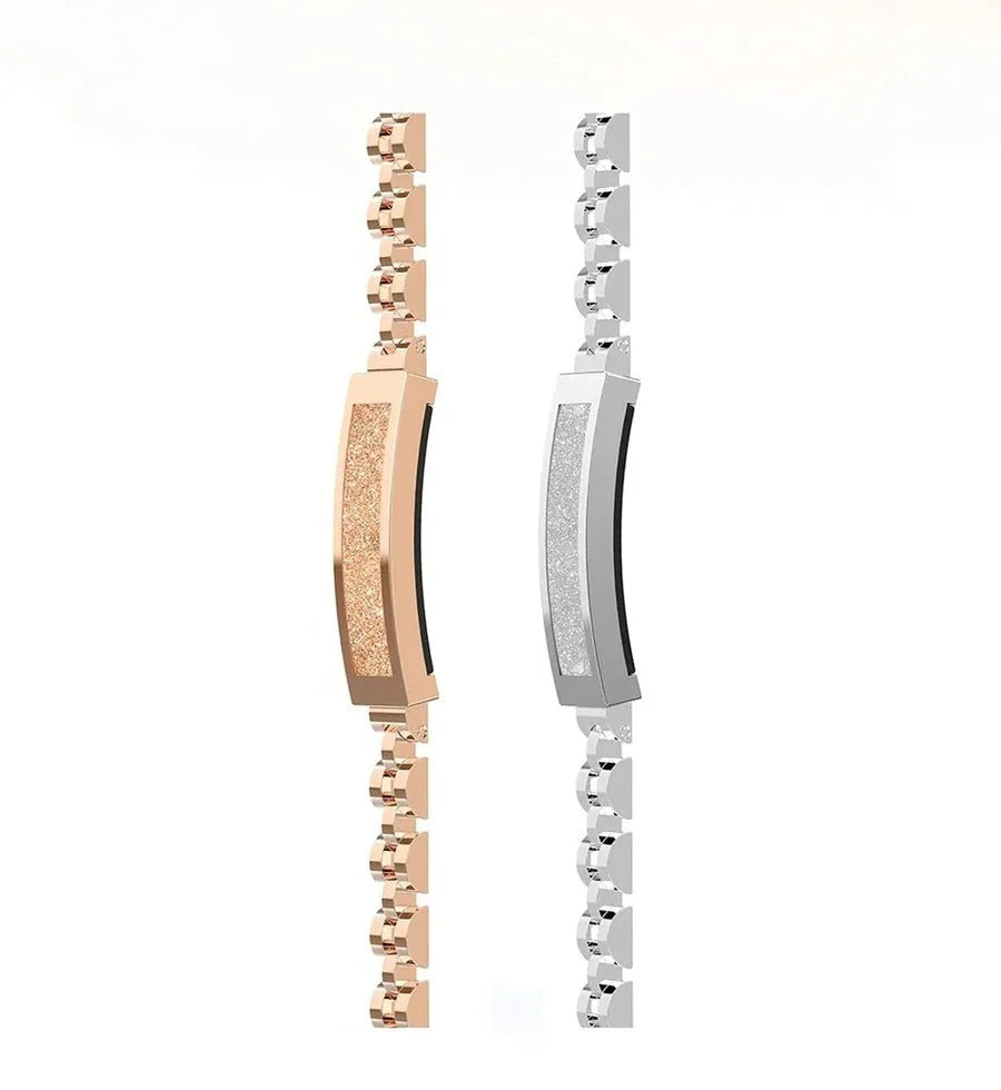Fitness Tracker Bracelet Chain-Style Heart Rate & SpO2