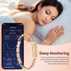Fitness Tracker Bracelet Stainless Steel Bluetooth Alerts & 5-Day Battery