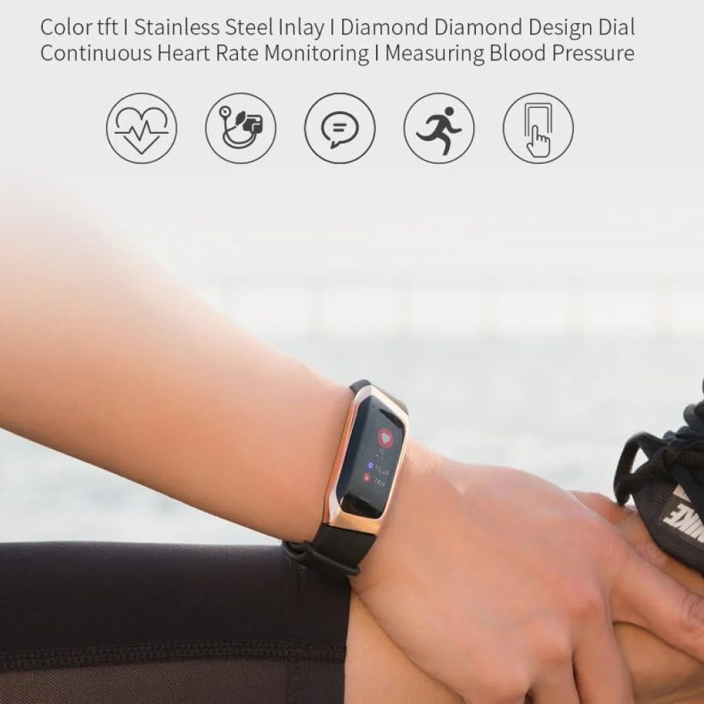 Fitness Tracker Heart Rate & Blood Pressure Monitor