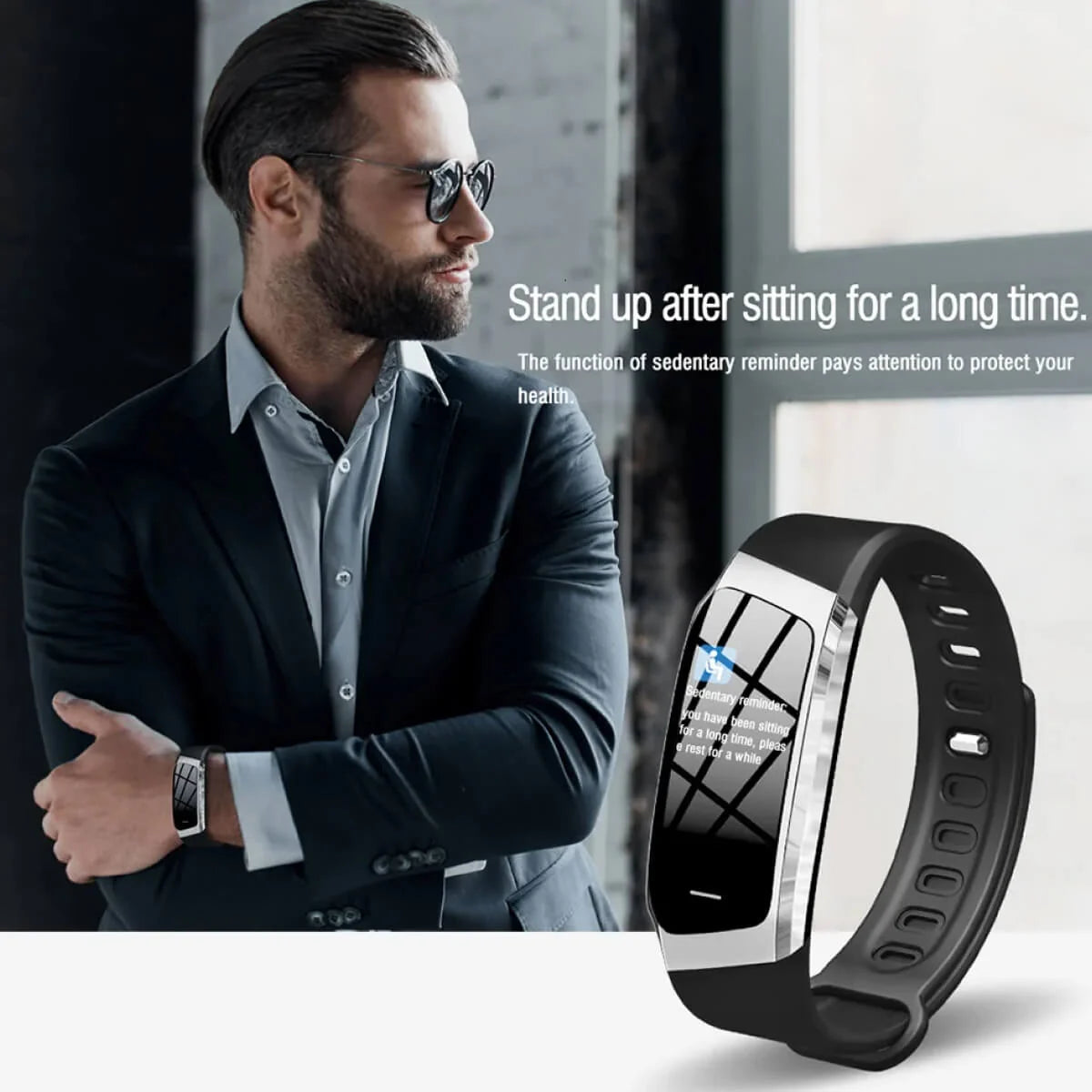 Fitness Tracker Heart Rate & Blood Pressure Monitor