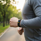 Fitness Tracker Smartwatch Heart Rate & Activity USB Rechargeable