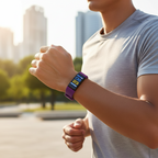 Fitness Tracker Smartwatch Heart Rate & Activity USB Rechargeable