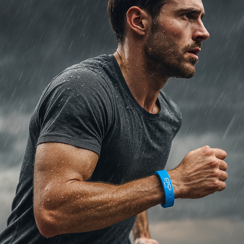 Fitness Tracker Waterproof Activity & Temperature Adjustable Band