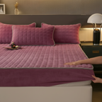 Fitted Bed Sheet Set Soft Breathable Elastic Edges