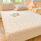 Fitted Bed Sheet Ultra-Soft Coral Fleece Deep Pockets