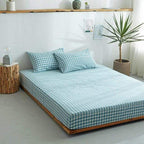 Fitted Sheet 100% Cotton Breathable Deep Pocket 9.8 Inch