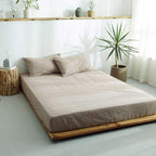 Fitted Sheet 100% Cotton Breathable Deep Pocket 9.8 Inch