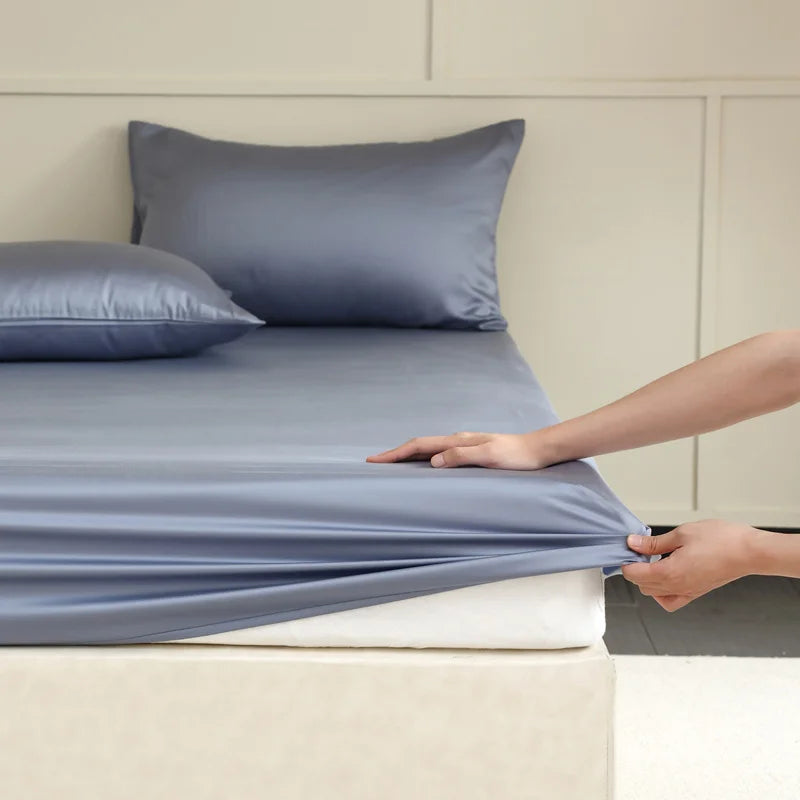 Fitted Sheet 100% Mulberry Silk Non-Slip & Hypoallergenic