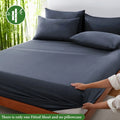 Fitted Sheet Bamboo Blend Breathable & Moisture-Wicking