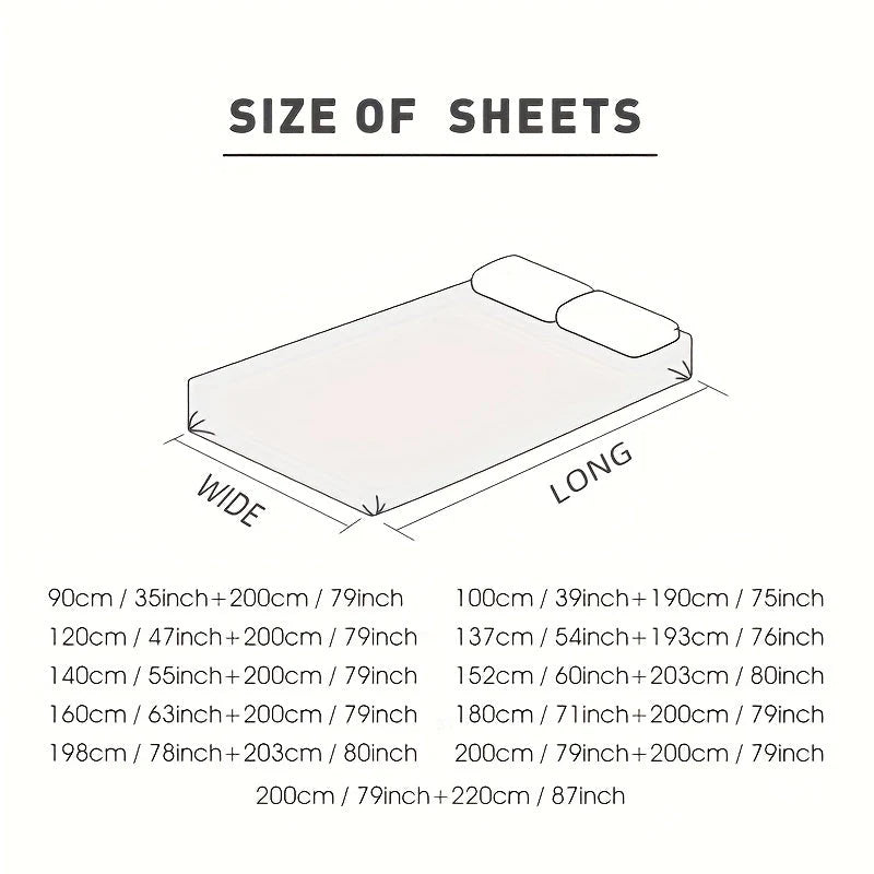 Fitted Sheet Bamboo Blend Breathable & Moisture-Wicking