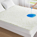 Fitted Sheet Cooling Bamboo Rayon Waterproof Deep Pocket