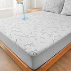 Fitted Sheet Cooling Bamboo Rayon Waterproof Deep Pocket
