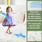 Fitted Sheet Cooling Bamboo Rayon Waterproof Deep Pocket