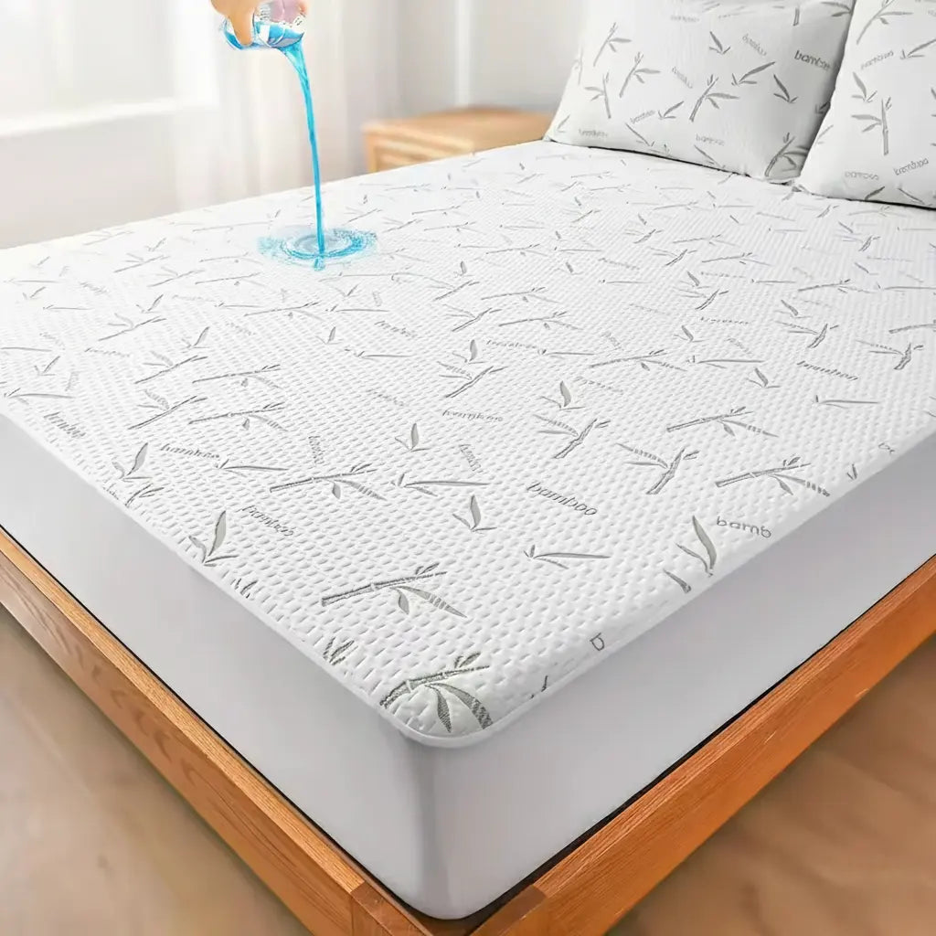 Fitted Sheet Cooling Bamboo Rayon Waterproof Deep Pocket