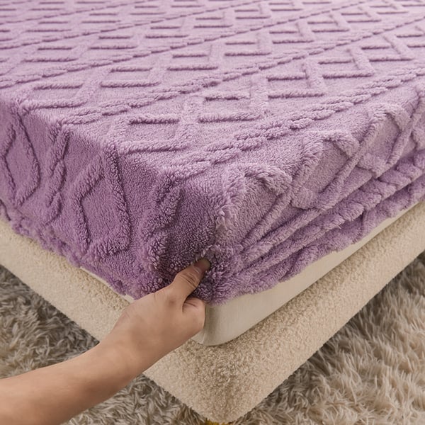 Fitted Sheet Flannel Velvet 10.6 Inch Deep Pocket