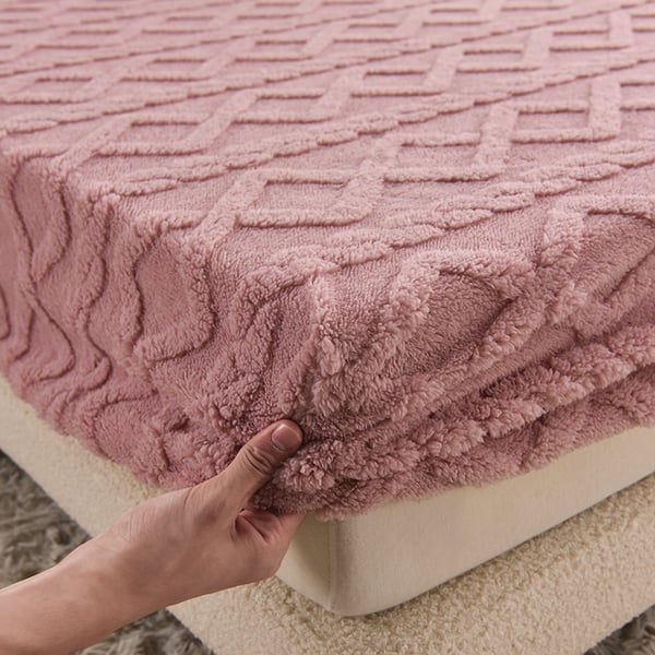 Fitted Sheet Flannel Velvet 10.6 Inch Deep Pocket