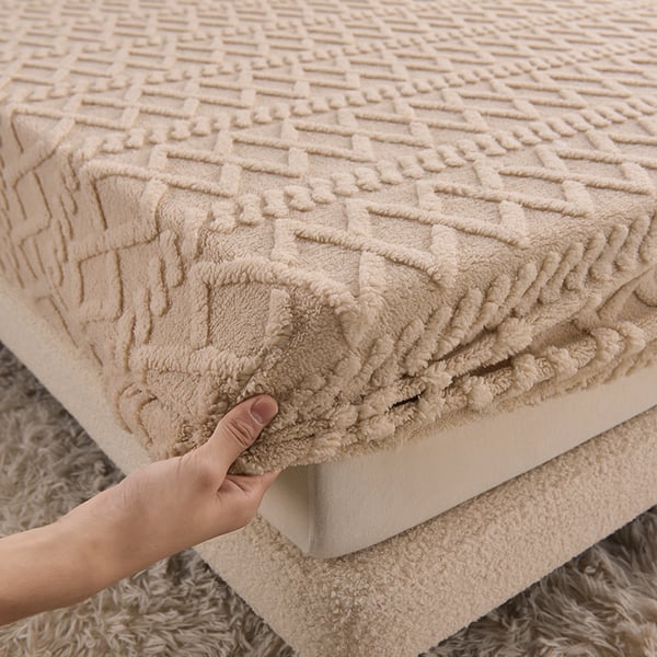 Fitted Sheet Flannel Velvet 10.6 Inch Deep Pocket