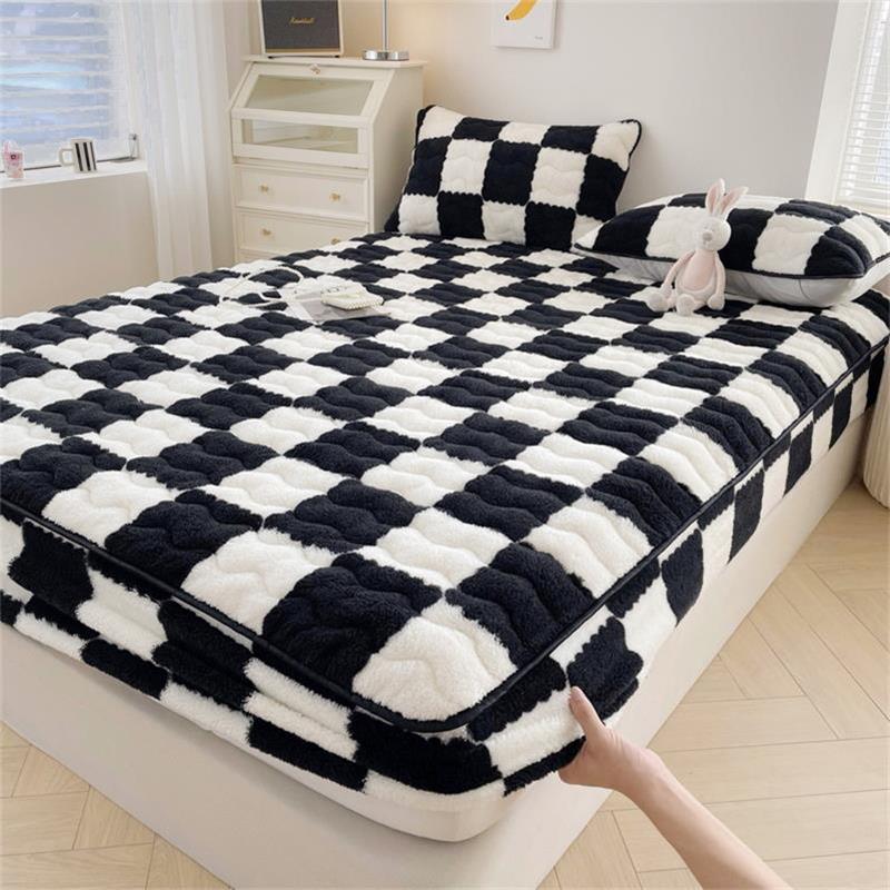 Fitted Sheet Flannel Velvet 10.6 Inch Deep Pocket